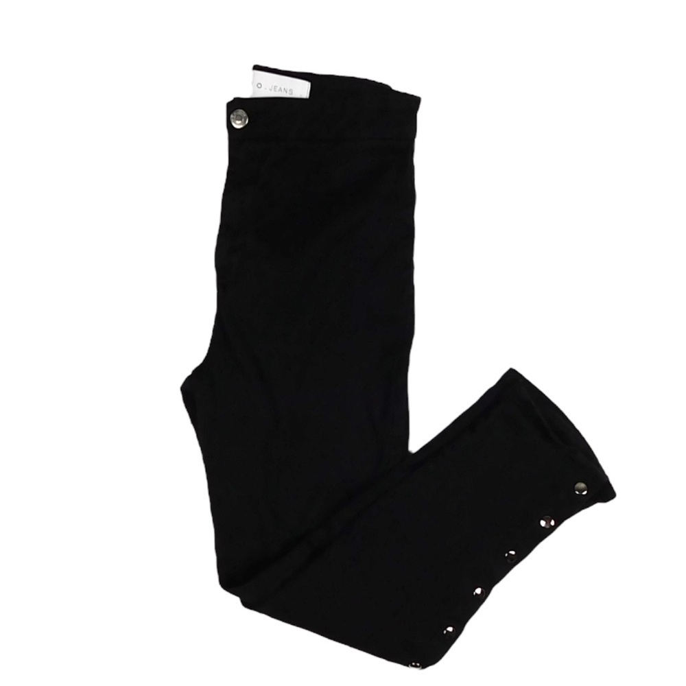 IRO. BIBA SIDE SNAP SKINNY JEANS BLACK SIZE 27
